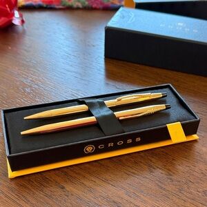 Cross Classic Century 23KT Gold Plated Pen and Pencil Set